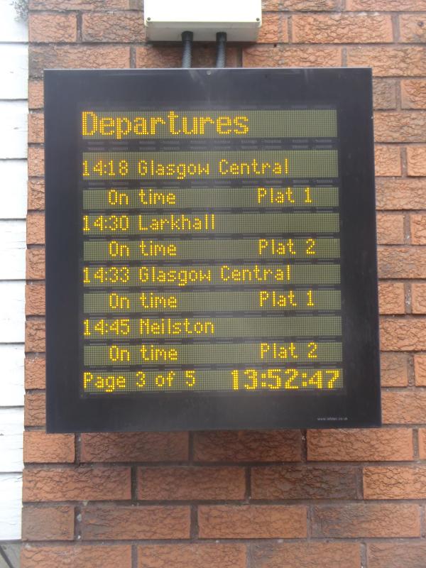 Photo of Mount Florida destination board