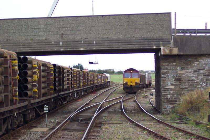 Photo of Two Freight trains at Georgemas Junction !