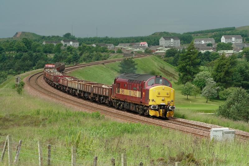 Photo of 37422 between Fauldhouse & Breich 1st July 2008