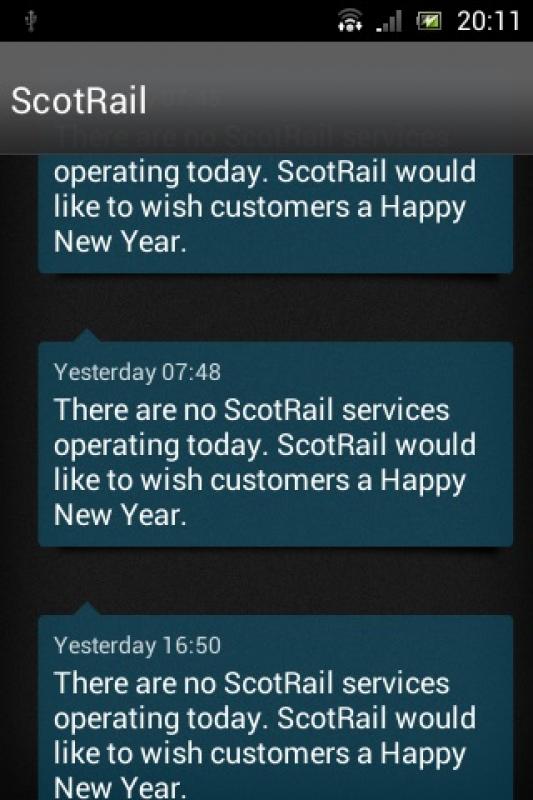 Photo of Greetings from Scotrail