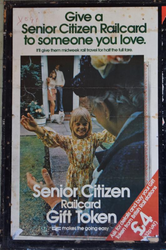 Photo of Senior Citizen Railcard poster