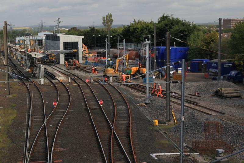 Photo of Track work at Craigentinny