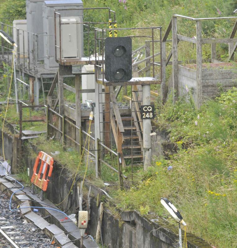 Photo of New Double Aspect Signal CQ 248 On Cowlairs Incline