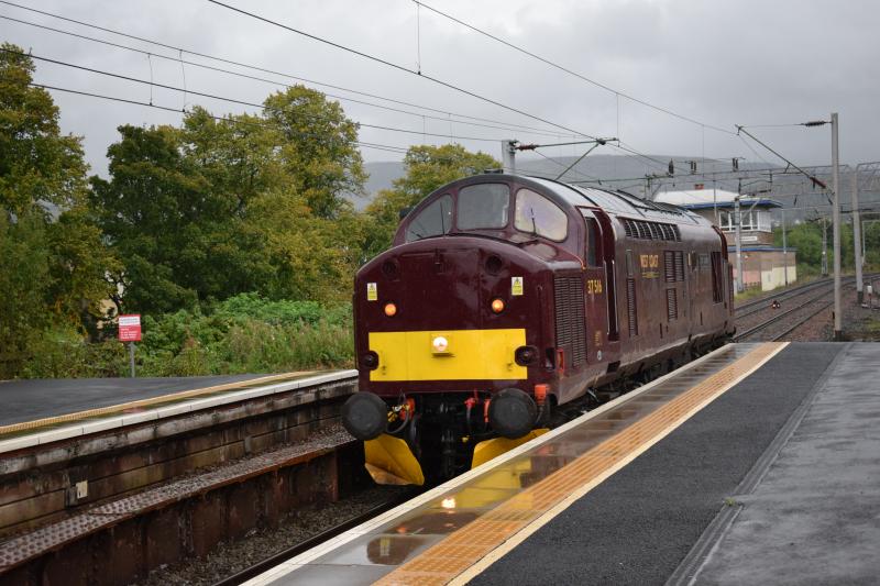 Photo of WCRC Class 37 #37516 Dumbarton Central 28 Sept 2016