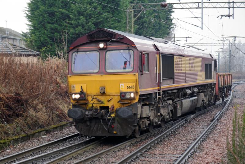 Photo of 66113 passes Westerton