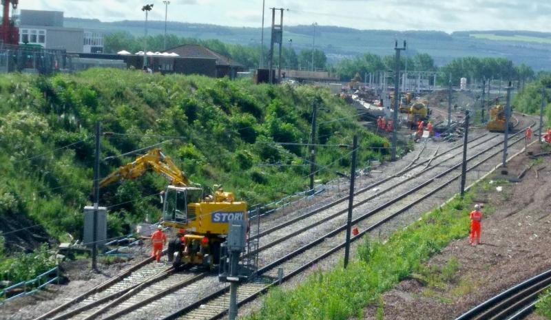 Photo of Millerhill EGIP depot works