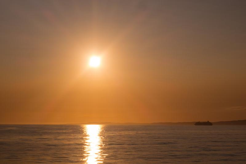 Photo of The Cruise ship 'Crystal Symphony' off Mull.