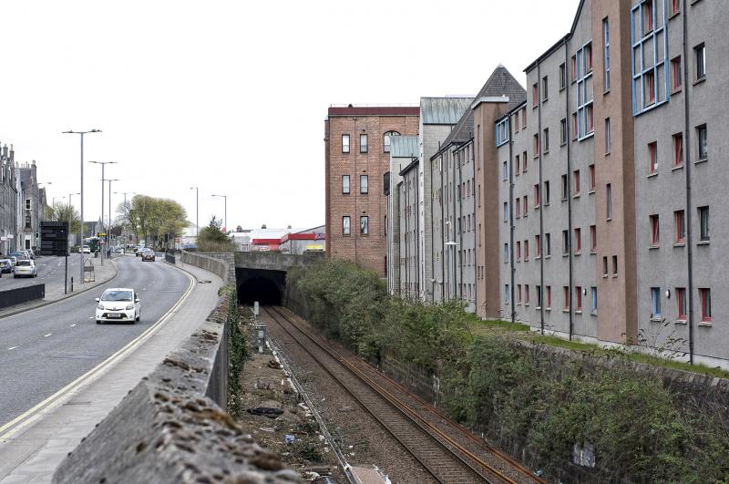 Photo of LOOKING NORTH TO HUTCHEON STREET TUNNEL 29.4.18.jpg