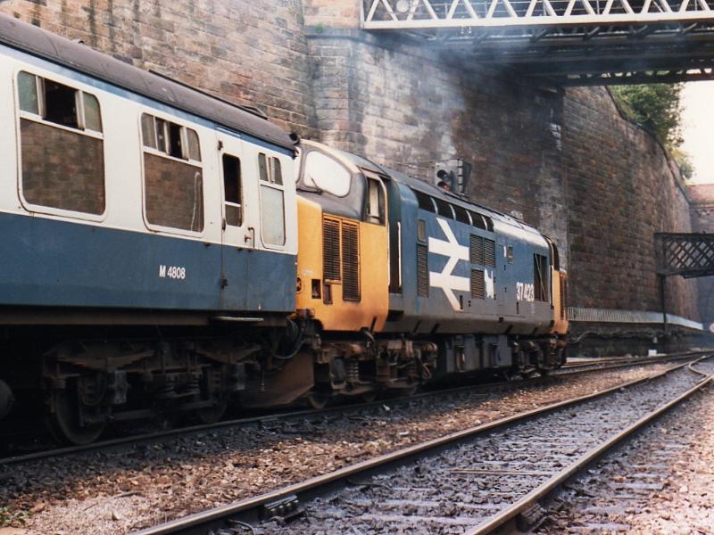 Photo of 37423 at Glasgow Queen Street