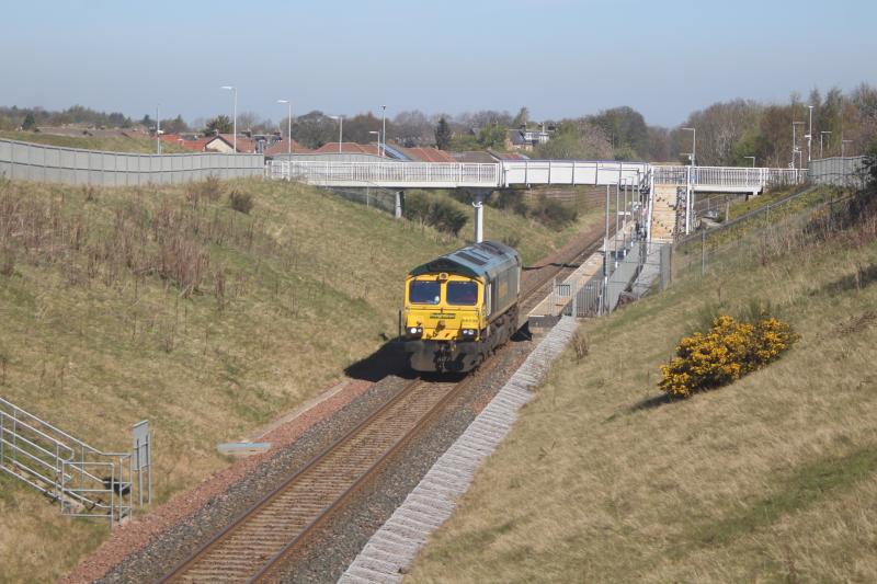 Photo of Class 66 at Eskbank