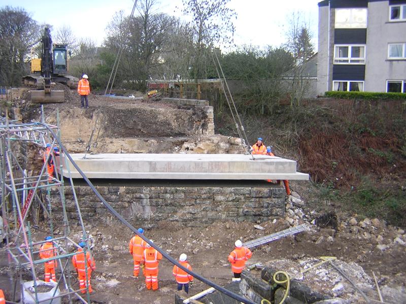 Photo of Bridge Replacement 31/01/2009