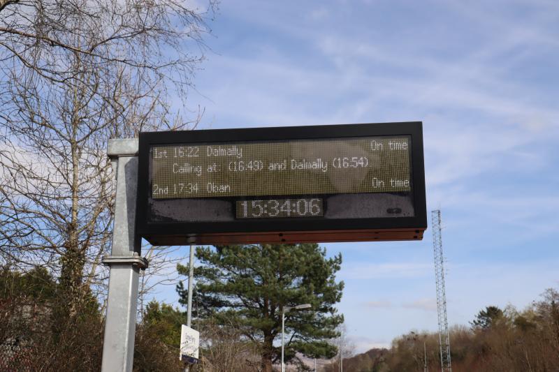 Photo of Electronic Sign Board - Connel Station