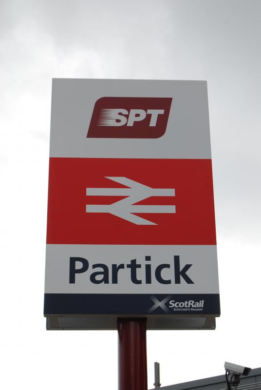 Photo of Partick Station Sign