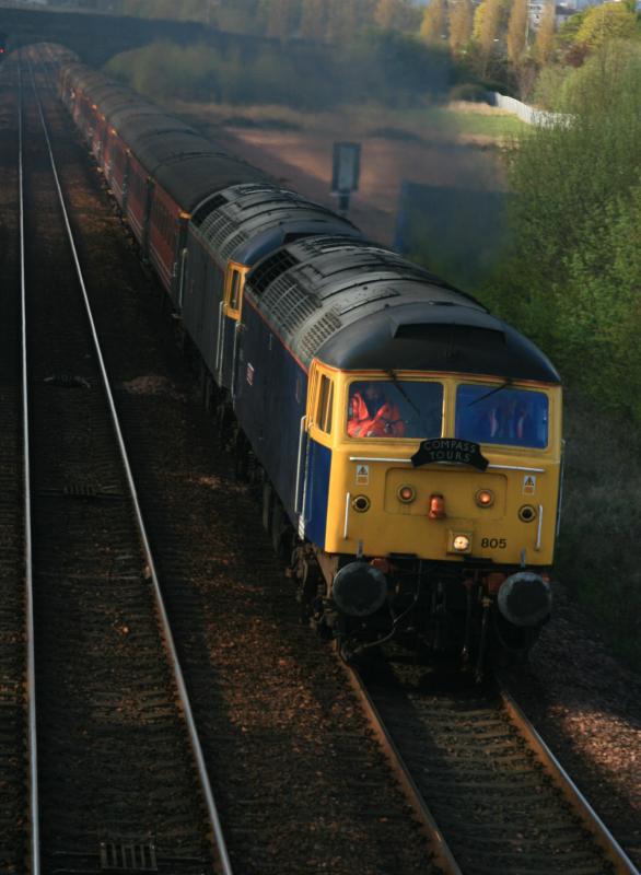 Photo of 47 805/47 843 Leaving Perth