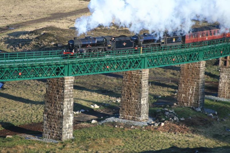 Photo of 45231 + 62005 on the ECS to Fort William