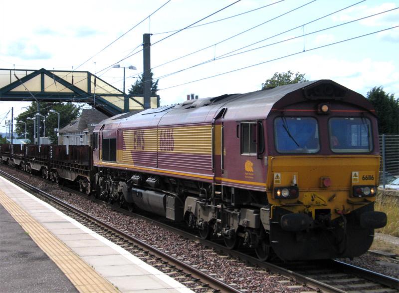 Photo of 66116 at Prestonpans 2009-08-05