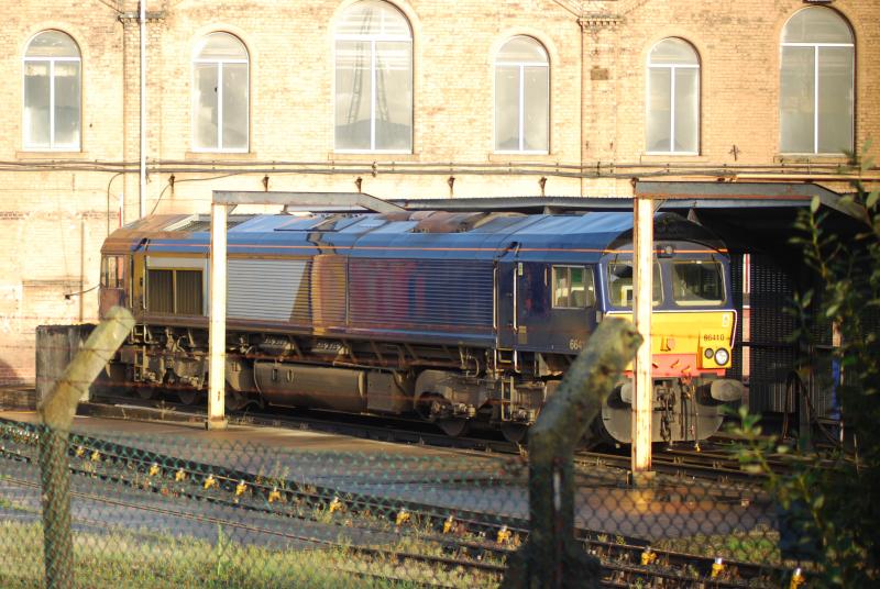 Photo of 66410 Sits on Glasgow Works