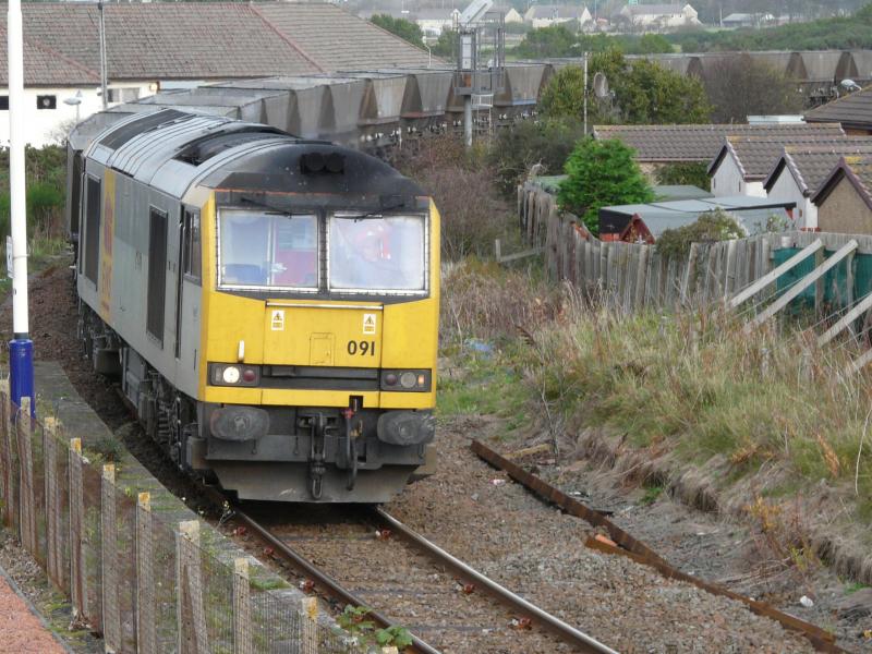 Photo of 60091 reaches Barassie with 6S13 from Hope Sidings