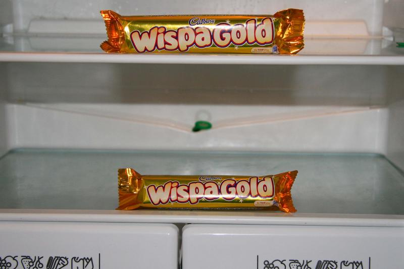 Photo of Wispa's in cold storage