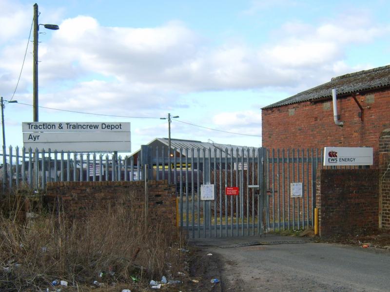 Photo of Ayr Depot  Entrance  9th February 2010