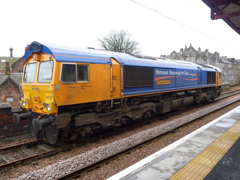 Photo of 66722 at Dumbarton Central