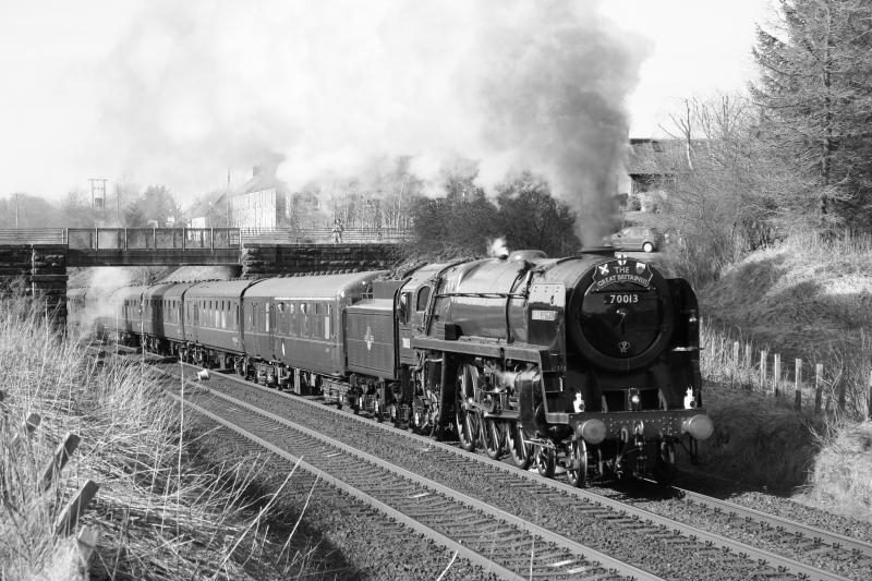 Photo of 70013 climbing Kinbuck Bank