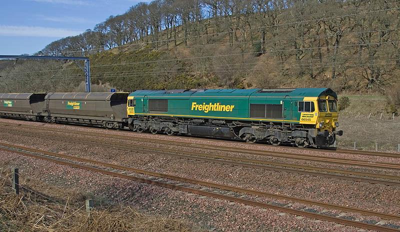 Photo of 66545 at Mossfield, Grantshouse