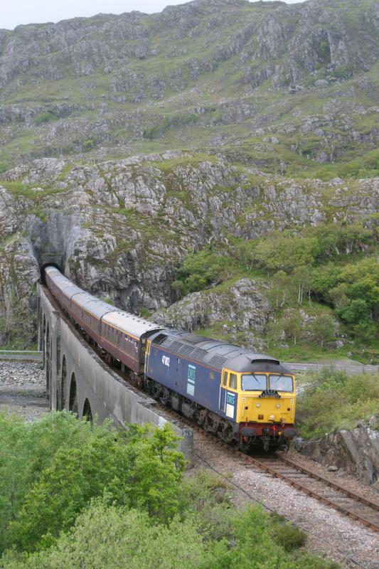 Photo of 47802 at Loch Nan Uamh viaduct