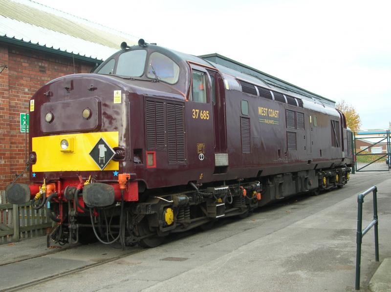 Photo of class 37 taking part in the nrm event