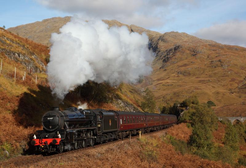 Photo of '45487' at Glenfinnan