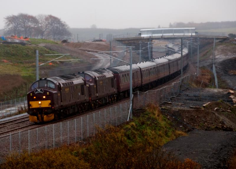 Photo of 37676 & 37685 haul Lowland Growler II - 6/11/10