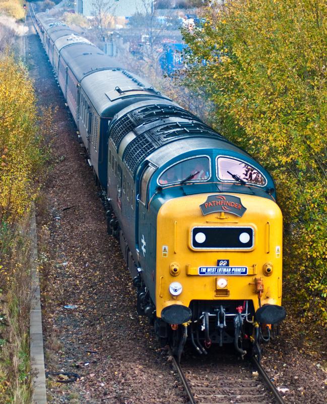 Photo of 55022 on The West Lothian Pioneer