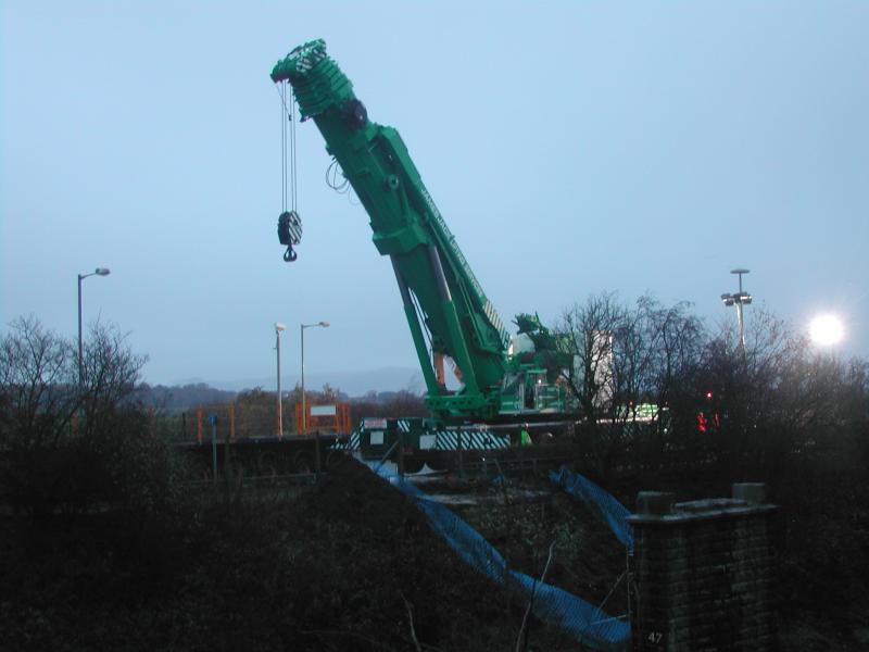 Photo of Bridge removal at Carmuirs three