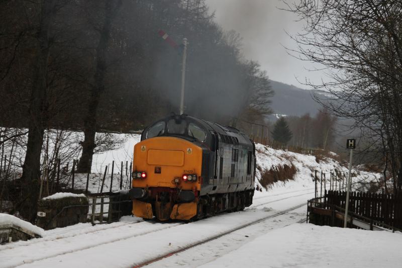 Photo of 37423 Clagging departure