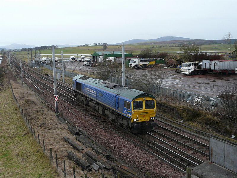 Photo of 66623 on 0Z62 at Carstairs South