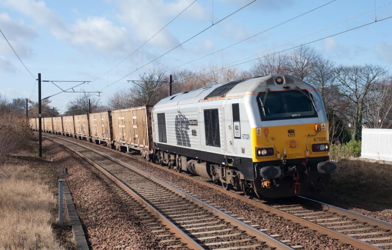 Photo of 67029 approaching Longniddry