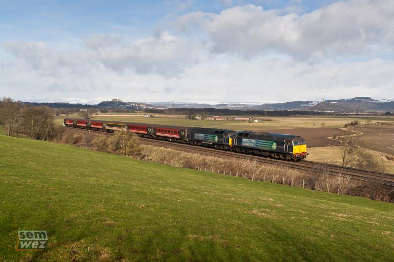 Photo of 2011 March 11 - 47802+47712 5Z74 Perth-Crewe CS @ Easter Greenyards