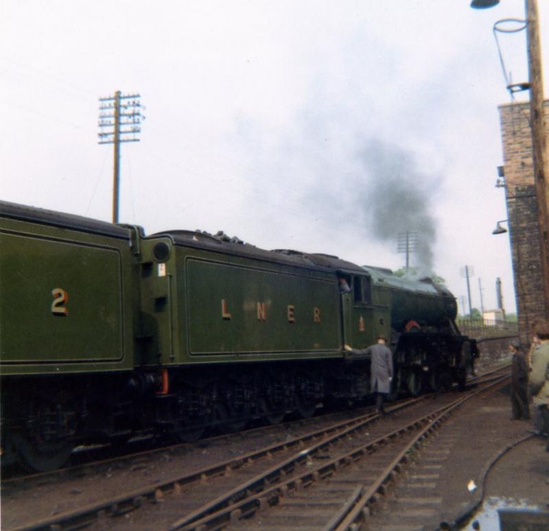 Photo of Flying Scotsman's Dunfermline visit