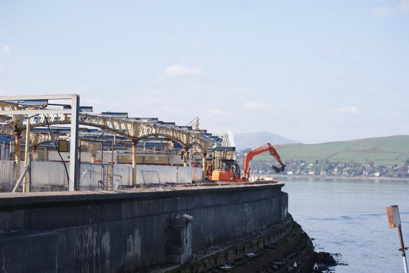 Photo of Gourock Seawall Demolition