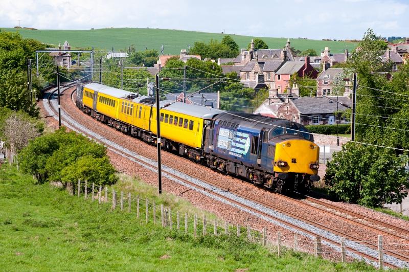 Photo of Test Train passing East Linton