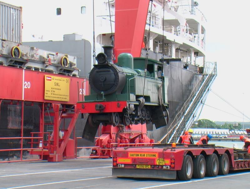 Photo of dubs tank  arrives back in the  uk