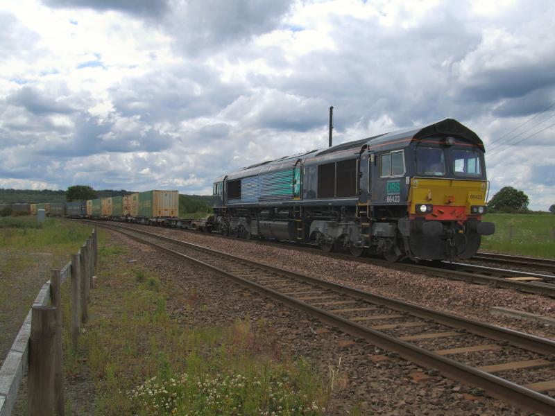 Photo of 66423 on 4A13 at Larbert Jcn.