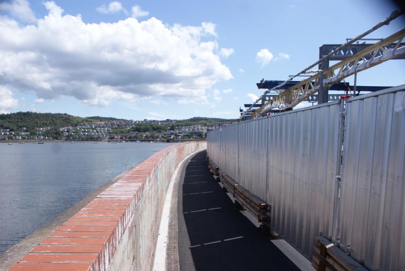 Photo of Gourock Station Seaward Path.