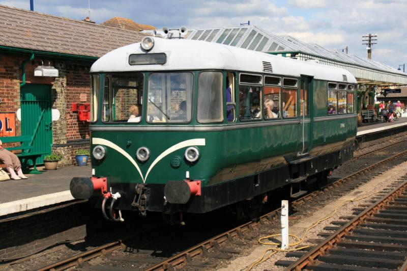 Photo of Railbus at Sheringham ( Bouncier than Class 142 )