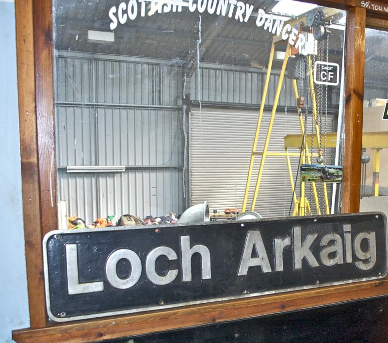 Photo of Loch Arkaig Nameplate