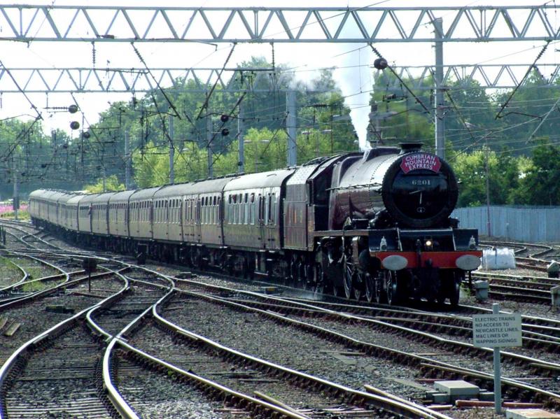 Photo of LMS 6201 Princess Elizabeth at Carlisle