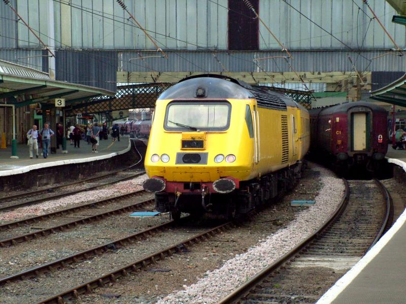 Photo of Measuring Train Power Car 43014 at Carlisle