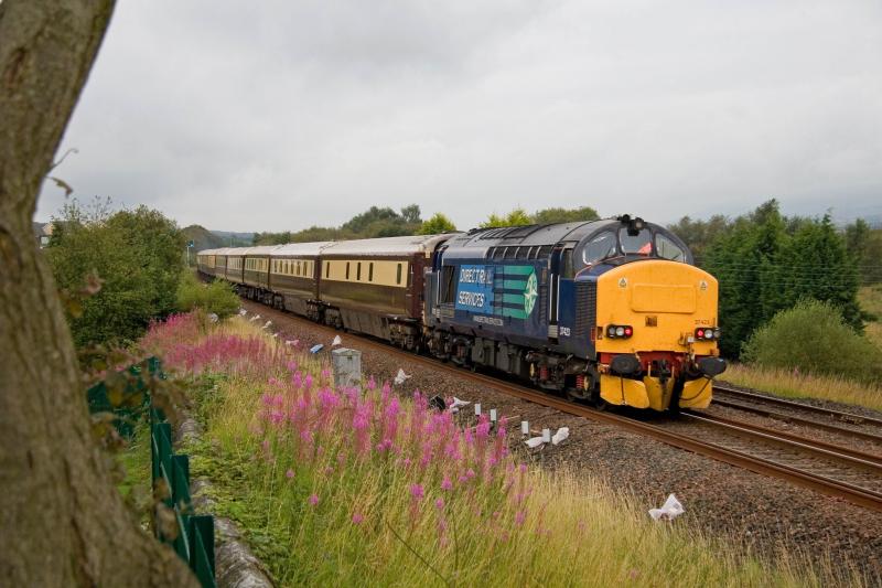 Photo of 37423 on rear of 1Z28 Northern Belle to Oban