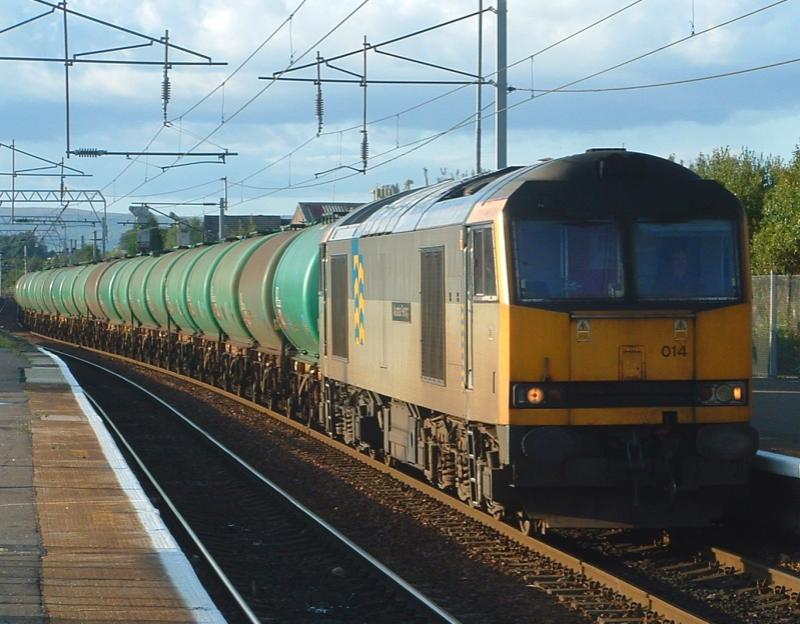 Photo of 60014 6N71 Linkswood tanks Coatbridge Central