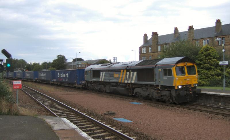 Photo of 66434 on 4D47 passing Larbert 27.8.11